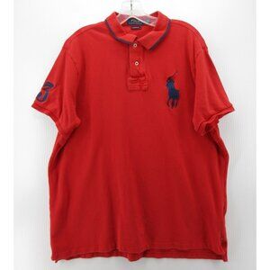 Ralph Lauren Polo Shirt XL Big Pony Pullover Custom Fit Preppy Classic *